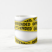 Mug Magique Je suis offensé que la police ne croise pas (Centre)