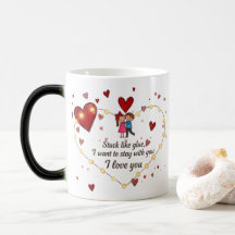 Je t'aime Cute cartoon Heart Morphing