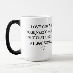Mug Magique Je t'aime pour la personnalité, le cadeau