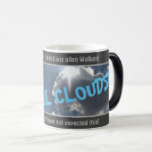 Mug Magique Je tombe sur tous les nuages - stupide traduit all (Devant droit)