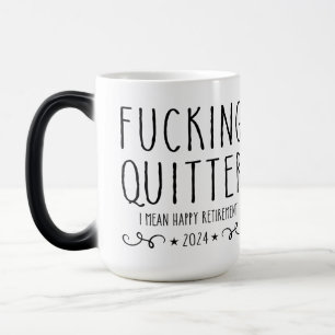Mug Magique Je Veux Dire Un Bon Café De Retraite