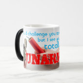 Mug Magique Je vous mets au défi d'une BATAILLE DE WITS... (Devant gauche)