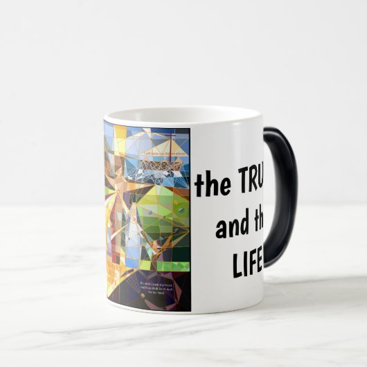 Mug Magique Jésus est le chemin (Devant droit)