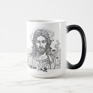 Mug Magique Jésus Grille Rétro Roi des Rois Apocalypse 19:16