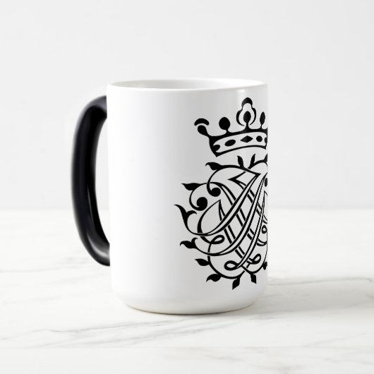 Mug Magique Johann Sebastian Bach Crest Monogramme Insignia (Devant gauche)