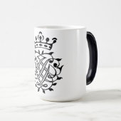 Mug Magique Johann Sebastian Bach Crest Monogramme Insignia (Devant droit)