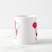 Mug Magique Joli bonhomme rose de Noël (Centre)