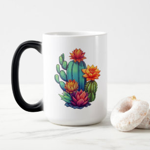 Mug Magique Joli cactus en fleurs