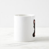Mug Magique Joli Chat Noir avec Café (Centre)