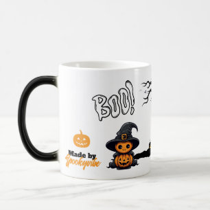 Mug Magique Joli Citrouille de sorcière Halloween Éffrayant