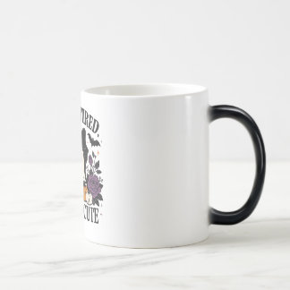 Mug Magique Joli fantôme coquette d'Halloween avec un nœud