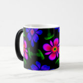 Mug Magique Joli Motif de fleurs roses (Devant gauche)