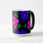Mug Magique Joli Motif de fleurs roses (Devant droit)