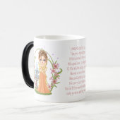 Mug Magique Joli Orange Faery Pixel Art (Devant gauche)