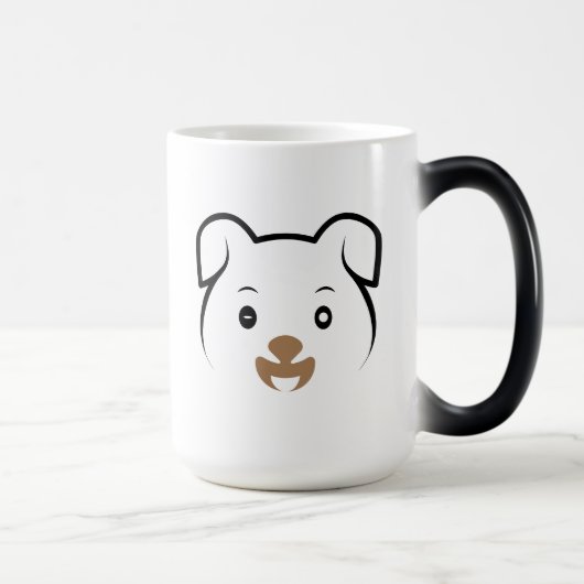 Mug Magique Joli rose (Droite)