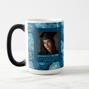 Mug Magique Jolie fleur de Ranunculus Collège de fin d'études