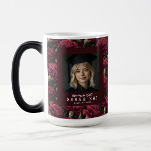Mug Magique Jolie Fleur d'Œillet Infirmière Certifiée