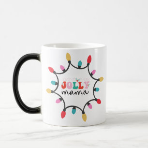 Mug Magique Jolly maman - lumière de Noël