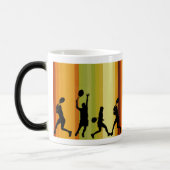 Mug Magique Joueurs De Tennis Dynamique Silhouette (Gauche)