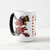 Mug Magique Jour Calendrier Aztèque 02 - Ehecatl (Devant gauche)