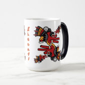 Mug Magique Jour Calendrier Aztèque 02 - Ehecatl (Devant droit)