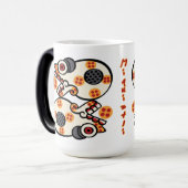 Mug Magique Jour Calendrier Aztèque 06 - Miquiztli (Devant gauche)