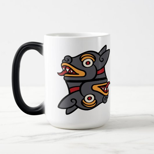 Mug Magique Jour Calendrier Aztèque 10 - Itzcuintli (Gauche)