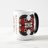 Mug Magique Jour Calendrier Aztèque 11 - Ozomahtli (Devant droit)