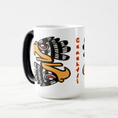 Mug Magique Jour Calendrier Aztèque 15 - Cuauhtli (Devant gauche)