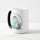 Mug Magique Jour de Pâques amusant Bunny (Devant gauche)