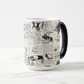 Mug Magique Journal vintage (Devant droit)