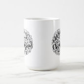 Mug Magique Joyeuse typographie rétro de Noël (Centre)