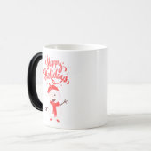 Mug Magique "Joyeuses Fêtes Gourmande Snowman Mug" (Devant gauche)