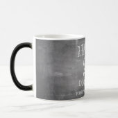 Mug Magique Joyeux 25e anniversaire sur le tableau de craie (Gauche)