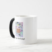 Mug Magique Joyeux anniversaire (Devant gauche)