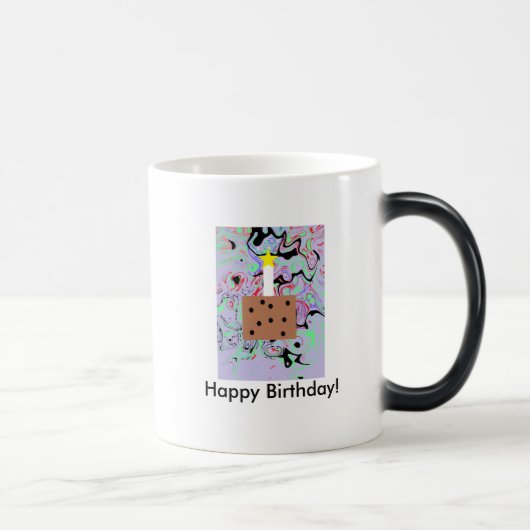 Mug Magique Joyeux anniversaire (Droite)