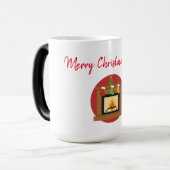 Mug Magique Joyeux foyer maman Noël (Devant gauche)