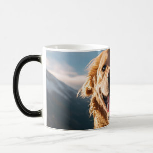 Mug Magique Joyeux Golden Retriever en cours