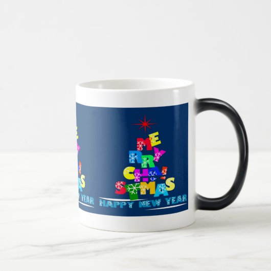 Mug Magique Joyeux Noël Bonne Année (Droite)