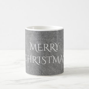 Mug Magique Joyeux Noël Chalkboard Typographie noir blanc