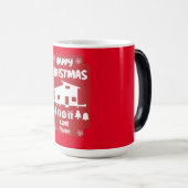 Mug Magique Joyeux Noël de la petite maison (Devant droit)