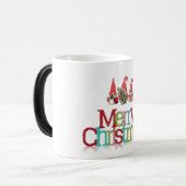 Mug Magique Joyeux Noël Du Père Noël Et Des Gnomes (Devant gauche)