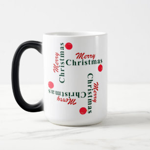 Mug Magique Joyeux Noël et l'ornement de pendaison