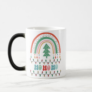 Mug Magique Joyeux Noël hohohoho arc-en-ciel