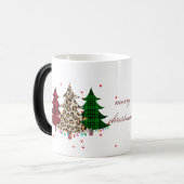 Mug Magique Joyeux Noël moderne & élégant (Devant gauche)