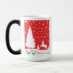Mug Magique Joyeux Noël Snowflakes hiver