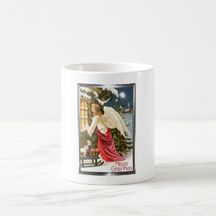 Mug Magique Joyeux Noël Vintage Noël Angel Design
