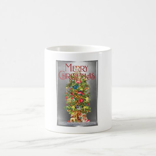 Mug Magique Joyeux Noël Vintage Tree Design (Centre)