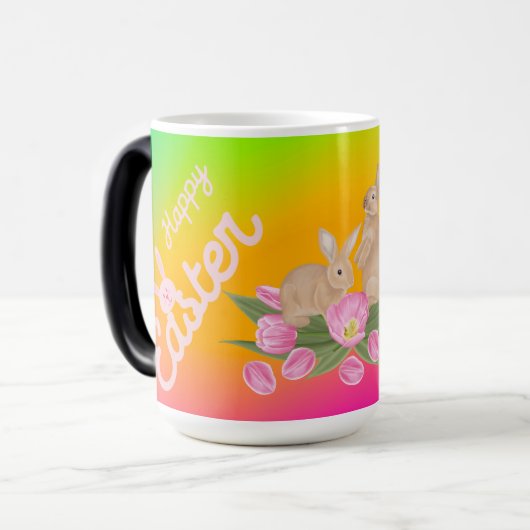 Mug Magique Joyeux Pâques (Devant gauche)