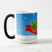 Mug Magique Joyeux pingouin de Noël (Gauche)